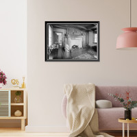 Historic Framed Print, Ship Carpenter's House, Main Street, Bethel, Sussex County, DE - 3,  17-7/8" x 21-7/8"