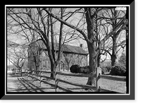 Historic Framed Print, Dr. John R. Sudler House, North Main Street, Bridgeville, Sussex County, DE,  17-7/8" x 21-7/8"