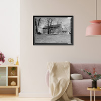 Historic Framed Print, Dr. John R. Sudler House, North Main Street, Bridgeville, Sussex County, DE - 5,  17-7/8" x 21-7/8"