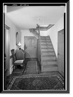 Historic Framed Print, Dr. John R. Sudler House, North Main Street, Bridgeville, Sussex County, DE - 6,  17-7/8" x 21-7/8"