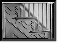 Historic Framed Print, Dr. John R. Sudler House, North Main Street, Bridgeville, Sussex County, DE - 7,  17-7/8" x 21-7/8"