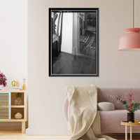 Historic Framed Print, Dr. John R. Sudler House, North Main Street, Bridgeville, Sussex County, DE - 9,  17-7/8" x 21-7/8"