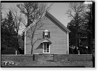 Historic Framed Print, Blackwater Presbyterian Church, State Road 54, Clarksville vicinity, Sussex County, DE - 2,  17-7/8" x 21-7/8"