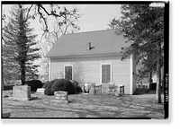 Historic Framed Print, Blackwater Presbyterian Church, State Road 54, Clarksville vicinity, Sussex County, DE - 6,  17-7/8" x 21-7/8"