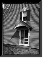 Historic Framed Print, Blackwater Presbyterian Church, State Road 54, Clarksville vicinity, Sussex County, DE - 7,  17-7/8" x 21-7/8"