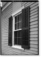 Historic Framed Print, Blackwater Presbyterian Church, State Road 54, Clarksville vicinity, Sussex County, DE - 8,  17-7/8" x 21-7/8"