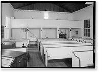 Historic Framed Print, Blackwater Presbyterian Church, State Road 54, Clarksville vicinity, Sussex County, DE - 10,  17-7/8" x 21-7/8"