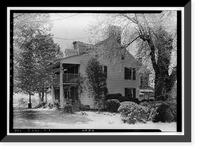 Historic Framed Print, Rosemont, 121 Delaware Avenue, Laurel, Sussex County, DE,  17-7/8" x 21-7/8"