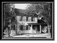 Historic Framed Print, Metcalf House, 202 West Third Street, Lewes, Sussex County, DE,  17-7/8" x 21-7/8"
