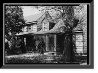 Historic Framed Print, Coleman House, 422 Kings Highway, Lewes, Sussex County, DE,  17-7/8" x 21-7/8"