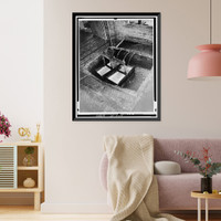 Historic Framed Print, Milford Ice & Coal Company, 18 Maple Avenue, Milford, Sussex County, DE - 14,  17-7/8" x 21-7/8"