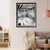 Historic Framed Print, Milford Ice & Coal Company, 18 Maple Avenue, Milford, Sussex County, DE - 18,  17-7/8" x 21-7/8"