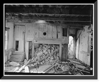 Historic Framed Print, Potter Mansion, Routes 201 & 202 vicinity, Milford vicinity, Sussex County, DE - 2,  17-7/8" x 21-7/8"