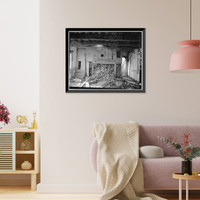 Historic Framed Print, Potter Mansion, Routes 201 & 202 vicinity, Milford vicinity, Sussex County, DE - 2,  17-7/8" x 21-7/8"