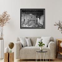 Historic Framed Print, Potter Mansion, Routes 201 & 202 vicinity, Milford vicinity, Sussex County, DE - 2,  17-7/8" x 21-7/8"