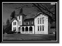 Historic Framed Print, Governor William H. Ross House, State Route 543, Seaford vicinity, Sussex County, DE - 10,  17-7/8" x 21-7/8"
