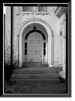 Historic Framed Print, Governor William H. Ross House, State Route 543, Seaford vicinity, Sussex County, DE - 15,  17-7/8" x 21-7/8"
