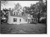 Historic Framed Print, Walnut Landing (House), State Road 79, Woodland vicinity, Sussex County, DE,  17-7/8" x 21-7/8"