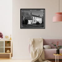 Historic Framed Print, Cannon Hall, Road 79 at Woodland Ferry, Woodland, Sussex County, DE - 2,  17-7/8" x 21-7/8"