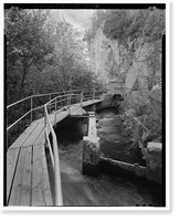 Santa Ana River Hydroelectric System, Flume & Tunnel below Fish Screen, Redlands vicinity, San Bernardino County, CA - 2, Vintage Wall Art