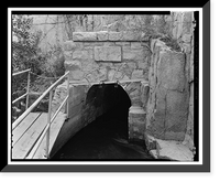 Santa Ana River Hydroelectric System, Flume & Tunnel below Fish Screen, Redlands vicinity, San Bernardino County, CA - 3, Vintage Poster