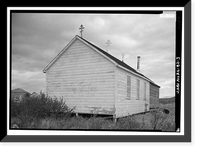 Elevation of the Holy Cross Russian Orthodox Church, South Naknek, Bristol Bay Borough, AK - 3, Vintage Wall Art
