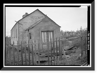 Historic Framed Print, Russian Orthodox Church, Savonoski-Abandon City, King Salmon vicinity, Bristol Bay Borough, AK,  17-7/8" x 21-7/8"