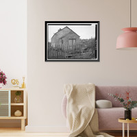 Historic Framed Print, Russian Orthodox Church, Savonoski-Abandon City, King Salmon vicinity, Bristol Bay Borough, AK,  17-7/8" x 21-7/8"