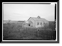 Historic Framed Print, Russian Orthodox Church, Savonoski-Abandon City, King Salmon vicinity, Bristol Bay Borough, AK - 2,  17-7/8" x 21-7/8"