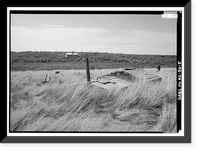Historic Framed Print, Russian Orthodox Church, Savonoski-Abandon City, King Salmon vicinity, Bristol Bay Borough, AK - 5,  17-7/8" x 21-7/8"