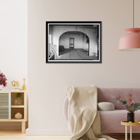 Historic Framed Print, Russian Orthodox Church, Savonoski-Abandon City, King Salmon vicinity, Bristol Bay Borough, AK - 9,  17-7/8" x 21-7/8"