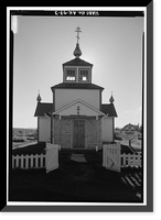 Holy Transfiguration of Our Lord Russian Orthodox Church, Ninilchik, Kenai Peninsula Borough, AK - 3, Antique Poster
