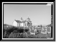 Holy Transfiguration of Our Lord Russian Orthodox Church, Ninilchik, Kenai Peninsula Borough, AK - 6 Classic, Antique Poster