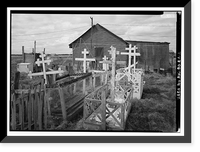 St. Jacob Russian Orthodox Church, Churchyard, Napaskiak, Bethel Census Area, AK - 2 Classic, Historic Print