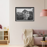 St. Jacob Russian Orthodox Church, Churchyard, Napaskiak, Bethel Census Area, AK - 2 Classic, Historic Print