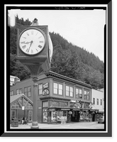 Downtown (Commercial Buildings), Franklin & Front Streets, Juneau, Juneau Borough, AK - 2 Classic, Vintage Print