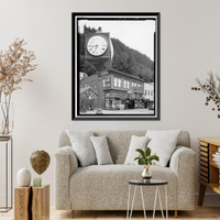 Downtown (Commercial Buildings), Franklin & Front Streets, Juneau, Juneau Borough, AK - 2 Classic, Vintage Print