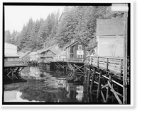 City of Ketchikan, Ketchikan, Ketchikan Gateway Borough, AK, Historic Print