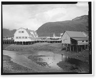 Sons of Norway Hall, Indian Street, Petersburg, Wrangell-Petersburg Census Area, AK - 6, Antique Print