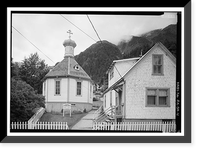 Historic Framed Print, St. Nicholas Russian Orthodox Church, 326 Fifth Street, Juneau, Juneau Borough, AK - 4,  17-7/8" x 21-7/8"