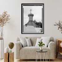Historic Framed Print, St. Nicholas Russian Orthodox Church, 326 Fifth Street, Juneau, Juneau Borough, AK - 6,  17-7/8" x 21-7/8"