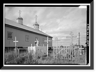 St. Jacob Russian Orthodox Church, Napaskiak, Bethel Census Area, AK - 2, Vintage Print