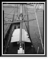 Ship BALCLUTHA, 2905 Hyde Street Pier, San Francisco, San Francisco County, CA - 11, Antique Print
