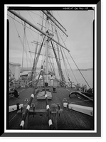 Ship BALCLUTHA, 2905 Hyde Street Pier, San Francisco, San Francisco County, CA - 13, Antique Print