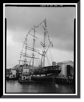 Ship BALCLUTHA, 2905 Hyde Street Pier, San Francisco, San Francisco County, CA - 102, Vintage Print