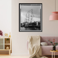 Ship BALCLUTHA, 2905 Hyde Street Pier, San Francisco, San Francisco County, CA - 102, Vintage Print