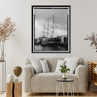 Ship BALCLUTHA, 2905 Hyde Street Pier, San Francisco, San Francisco County, CA - 102, Vintage Print