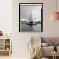 Ship BALCLUTHA, 2905 Hyde Street Pier, San Francisco, San Francisco County, CA - 108, Antique Print