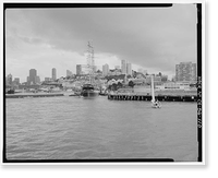 Ship BALCLUTHA, 2905 Hyde Street Pier, San Francisco, San Francisco County, CA - 110, Antique Print