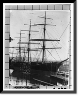 Ship BALCLUTHA, 2905 Hyde Street Pier, San Francisco, San Francisco County, CA - 129, Antique Print
